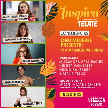 Conferencia Carpa Inspira. (Festival Hera)