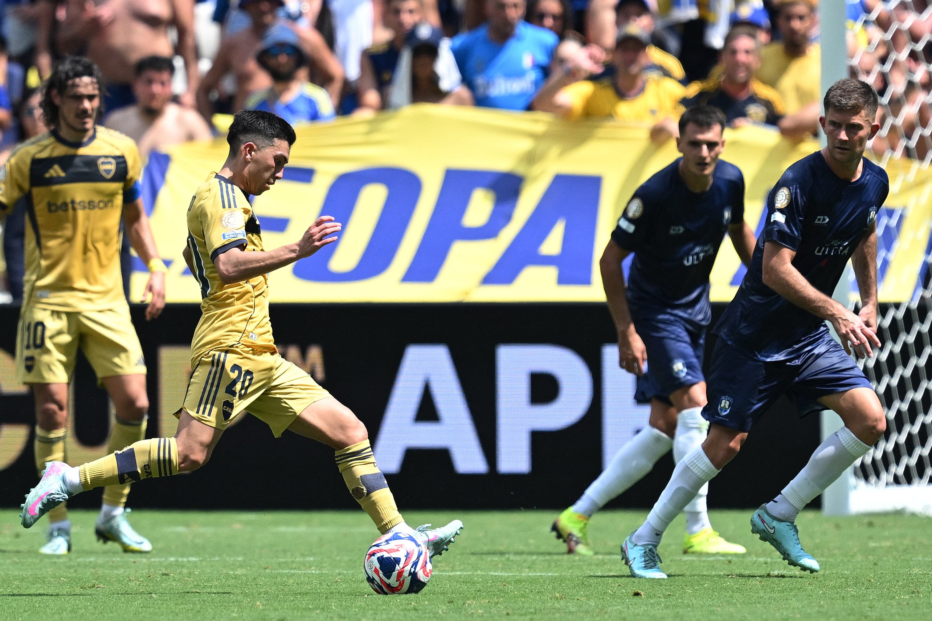 Alan Velasco buscó ser uno de los conductores de Boca Juniors