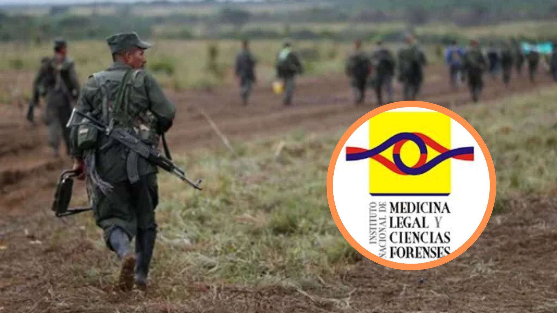 Trece personas fueron reconocidas plenamente por expertos, tras el traslado de los cuerpos desde el área rural de El Retorno a la sede de Villavicencio - crédito Colprensa/@MedLegalColombi/X