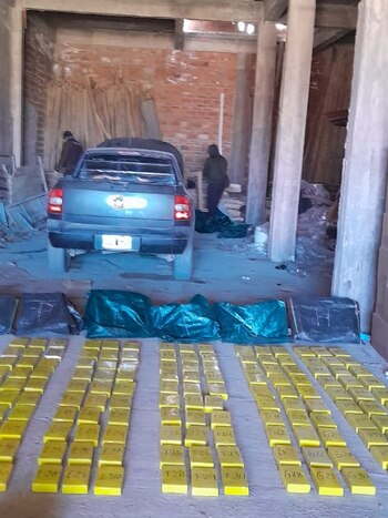 La cocaína hallada en el
