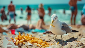 Las gaviotas incrementan el robo