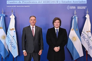 Javier Milei en el Mercosur 2025