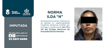 La mujer detenida e imputada