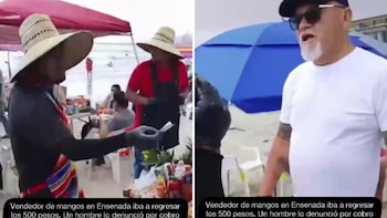 Mango de 500 pesos en Ensenada: visitante exhibe supuesto cobro excesivo en Playa de Ensenada
