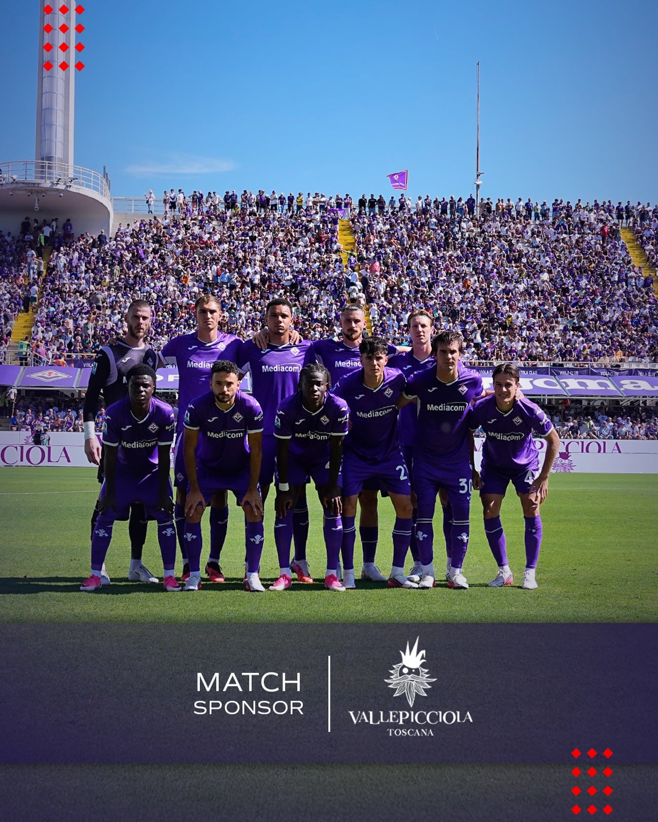 La Viola no logró mantener la ventaja y cayó en su tercer partido consecutivo por la Serie A (@acffiorentina)