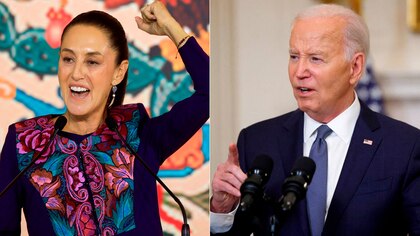Joe Biden felicitó a Claudia Sheinbaum por su triunfo en las elecciones mexicanas