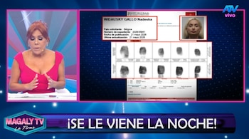 Detención de Nadeska Widausky revive polémico enfrentamiento con Magaly Medina. Captura: Magaly TV La Firme.