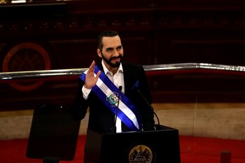 El presidente de El Salvador