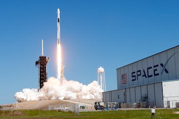 Un cohete de SpaceX Falcon