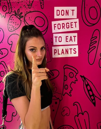 Juli es vegana hace cinco