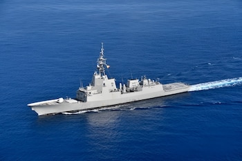 El buque de la Armada