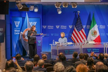 La precandidata dio los puntos