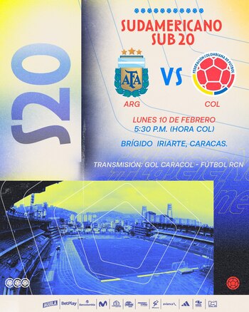 Afiche del partido de la