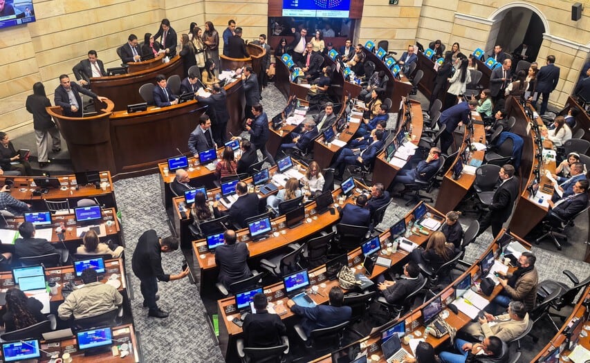 La Cámara señaló que el debate del Presupuesto General de la Nación para 2027 coincidió con el proceso de subsanación de la reforma pensional. - crédito Colprensa