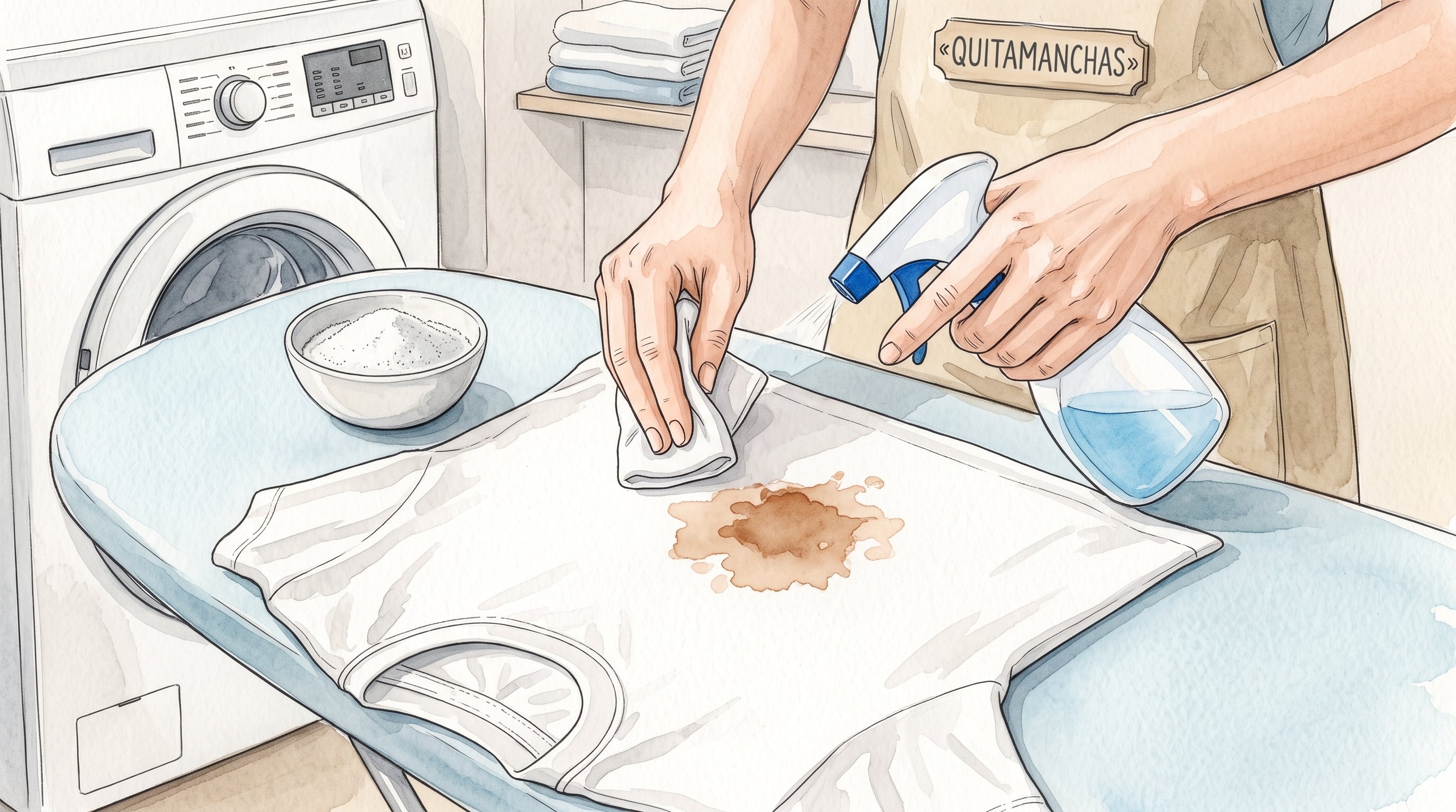 El calor puede fijar los restos de aceite en las fibras de una prenda. (Imagen Ilustrativa Infobae)