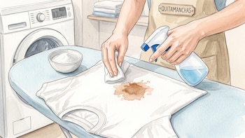 Manchas de aceite y grasa en la ropa: cómo quitarlas cuando ya están secas