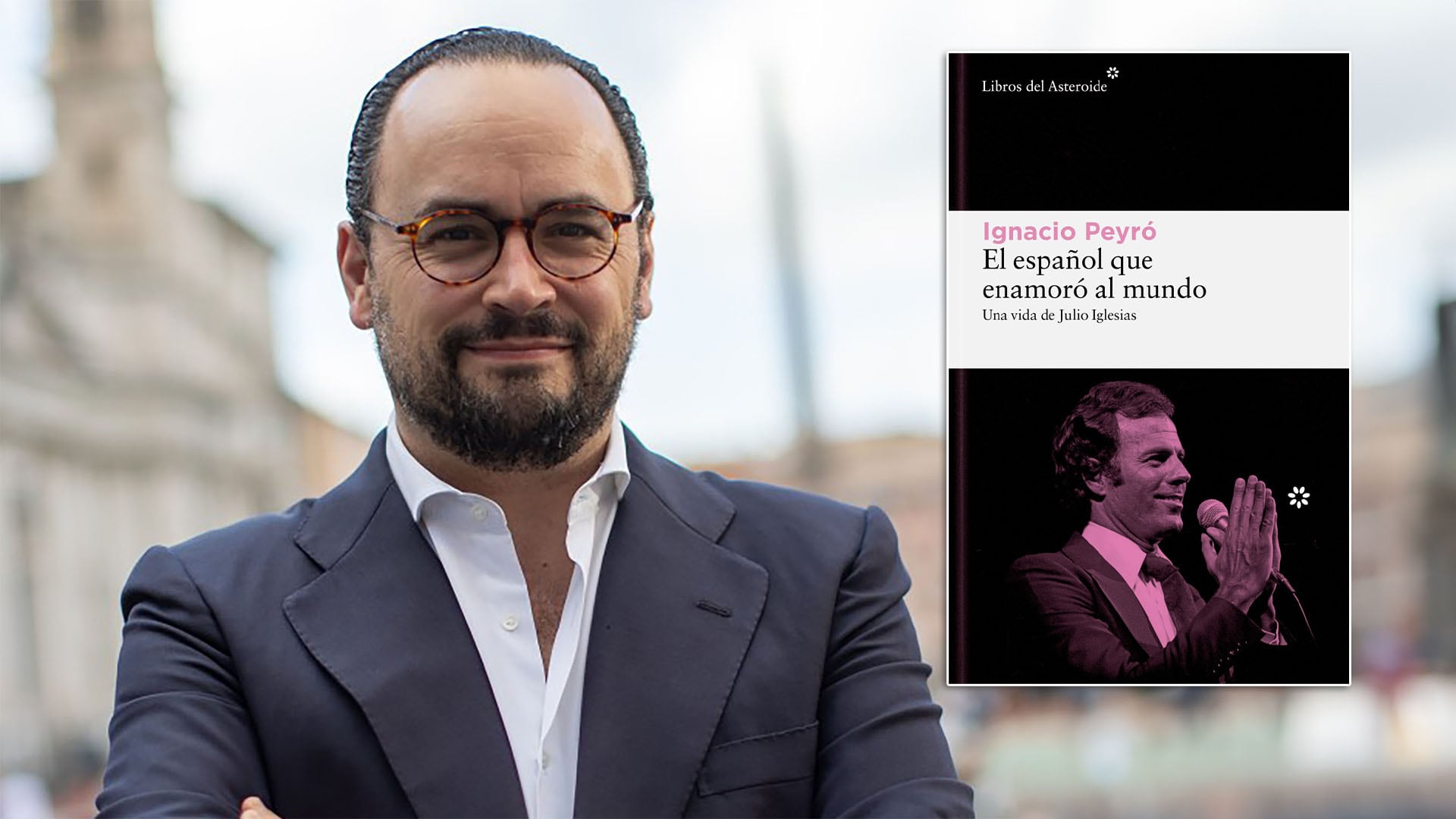 Ignacio Peyró y su particular biografía en la que defendía la carrera de Julio Iglesias.
