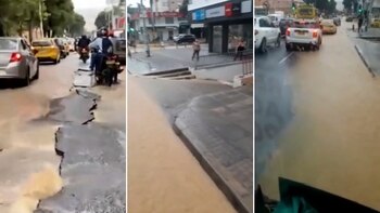 Tubo roto ocasionó suspensión de