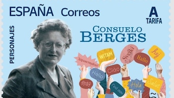 Correos rinde homenaje a la escritora y activista feminista Consuelo Berges Rábago con un sello conmemorativo