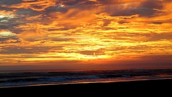 Arreboles al atardecer en la