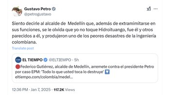 El presidente Gustavo Petro señaló