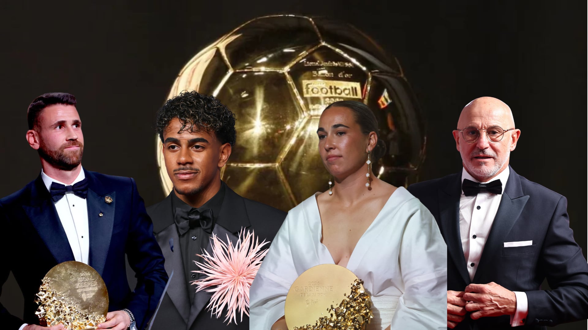 El fútbol español arrasa en la gala del Balón de Oro 2026: de los mejores jugadores jóvenes a los entrenadores, los porteros y mejor jugadora