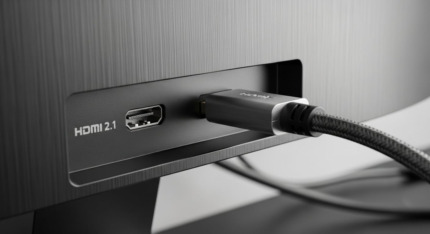 HDMI 2.1 permite transferir señales audiovisuales en resolución ultraalta gracias a su capacidad máxima de transmisión de 48 Gbps. (Imagen ilustrativa Infobae)