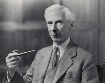 El filósofo Bertrand Russell.