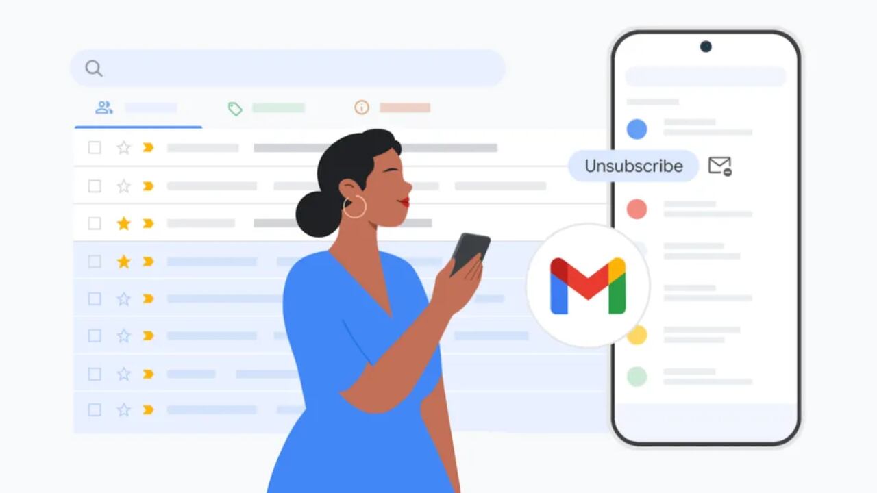 Google lanza una nueva función en Gmail para gestionar y cancelar suscripciones de forma sencilla. (Google)