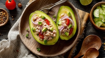 Esta receta de aguacates rellenos