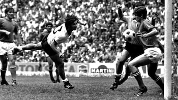 El partido entre Italia vs.