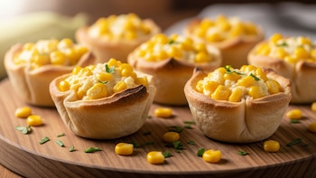 Receta de canastitas de choclo, rápida y fácil