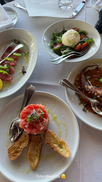 Las comidas elegidas por Wanda