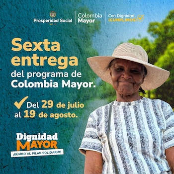 Prosperidad Social informó que SuperGiros y SuRed operarán los pagos de Colombia Mayor con una inversión de 686.206 millones de pesos - crédito Prosperidad Social