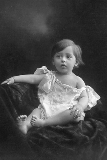 René Favaloro, de niño