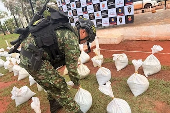 La operación militar, liderada por la Brigada 28 con apoyo del Gaula Militar Oriente, descubrió explotación clandestina de yacimientos mineros en Casuarito - crédito Ejército Nacional