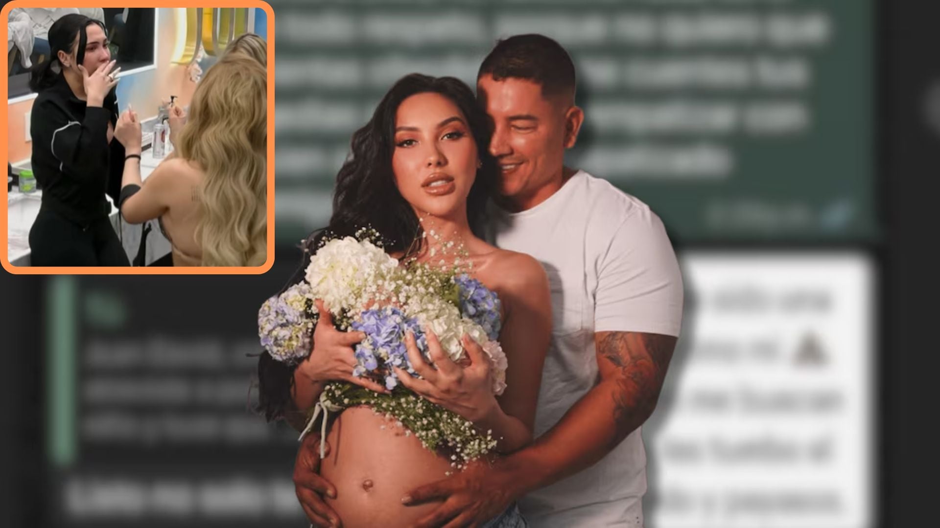 El video que circula en redes sociales mostró a la famosa bastante afectada - crédito Aida Victoria / Instagram