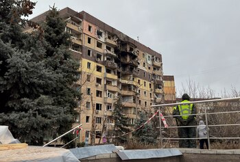 Ataque ruso en Krivi Rig,