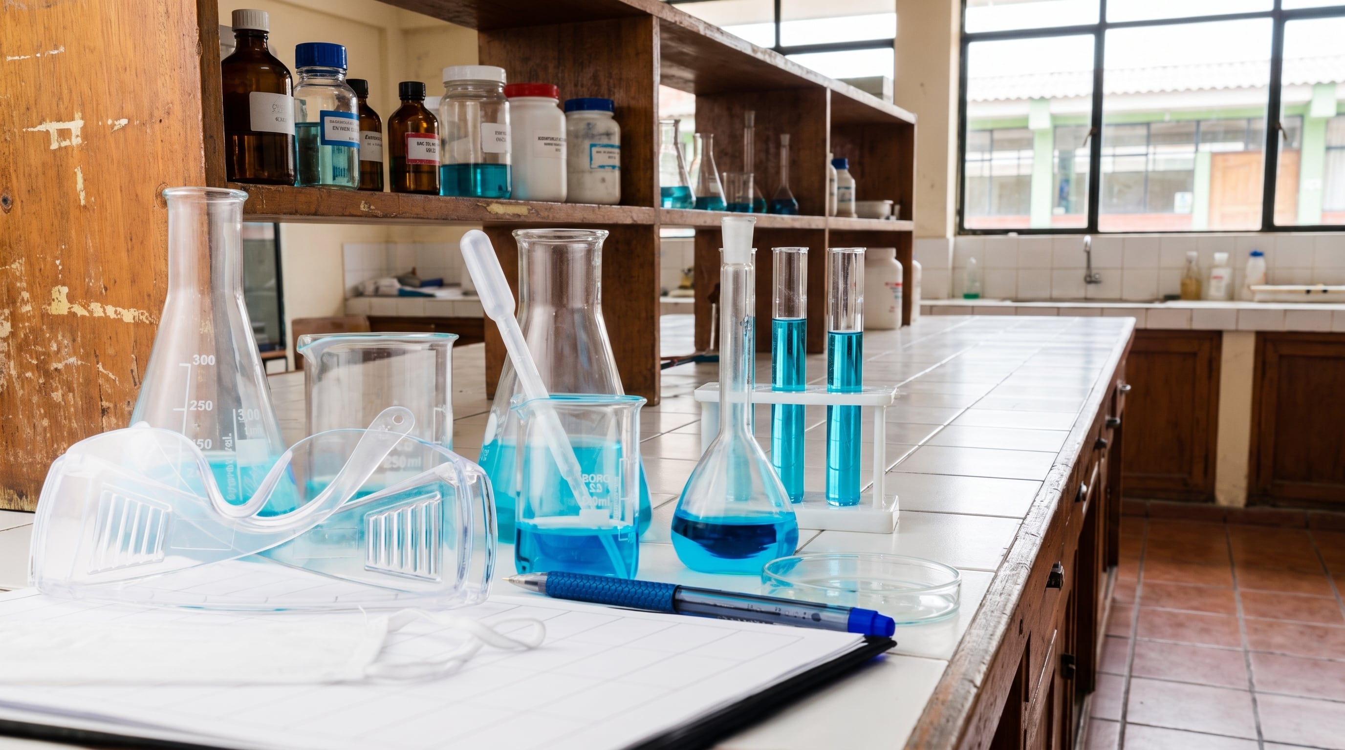 Estudiantes y maestros de un instituto de San Salvador resultaron intoxicados tras inhalar sustancias químicas en el laboratorio. (Imagen Ilustrativa Infobae)