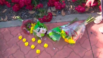 El homenaje de unos niños