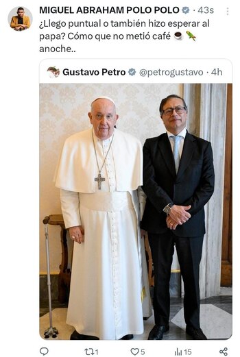 Miguel Polo Polo lanzó pulla