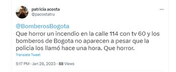 Los tuiteros alertaron sobre el