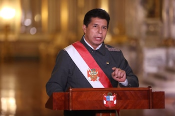 Pedro Castillo ofreció un mensaje