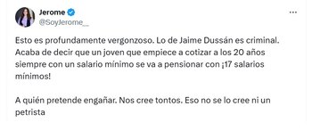 Jerome Sanabria, vocera de No