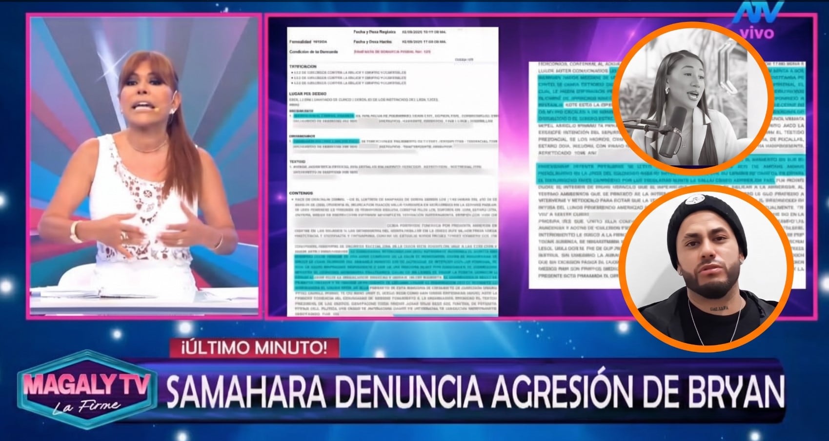 Magaly Medina expone detalles de fuerte denuncia de Samahara Lobatón contra Bryan Torres: “Comenzó a patear la puerta”