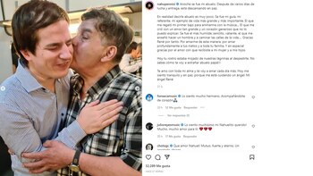 El conmovedor posteo del cantante