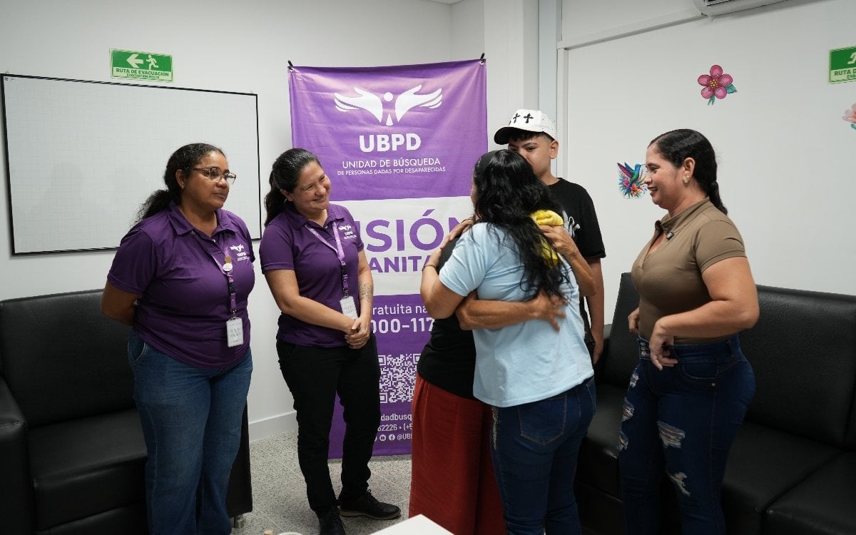 El reencuentro presencial entre madre e hija tuvo lugar en Barrancabermeja con el fin de reconstruir el vínculo entre ambas - crédito prensa Ubpd