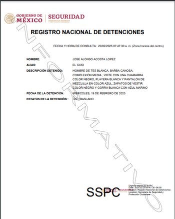 El Gusi fue detenido en