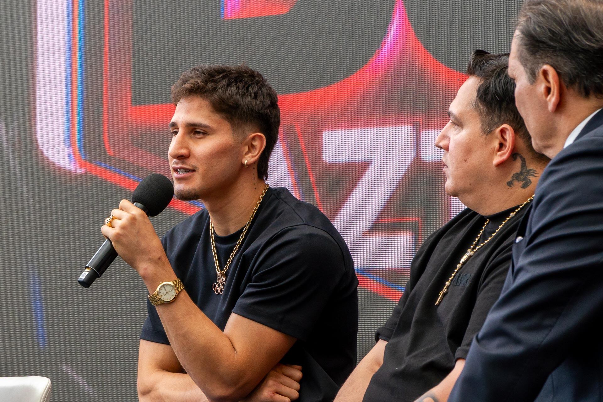 Marco Verde anunció su próxima pelea profesional, debutará en Sinaloa. Créditos: José Luis Cruz/Infobae México.