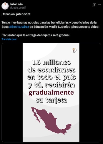 Foto: X: @Julio_LeonT